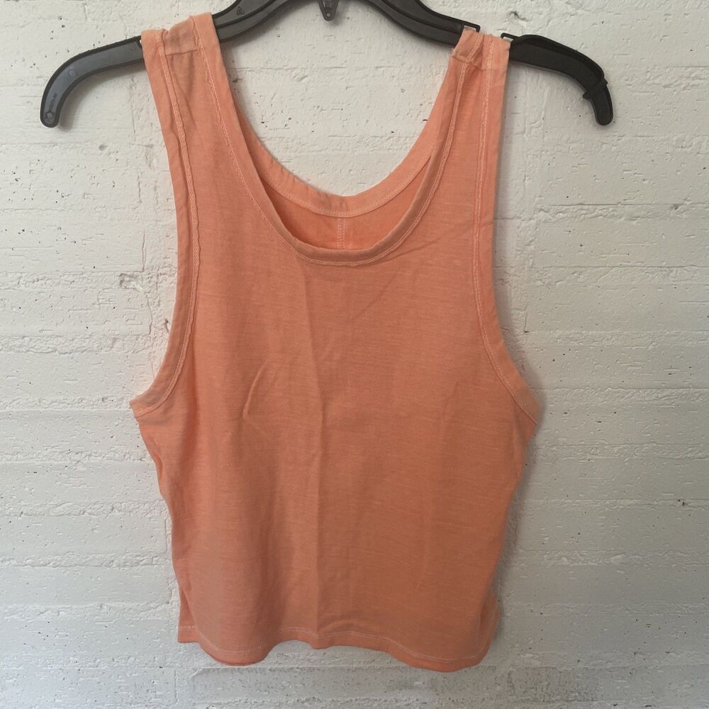 FP Movement by Free People Peach Tank Top 100% Cotton